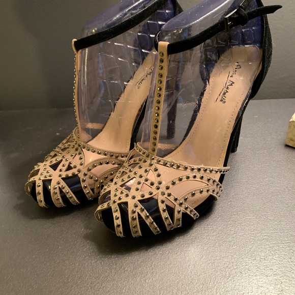 Anne Marie Studded Strappy heels - Picture 2 of 9